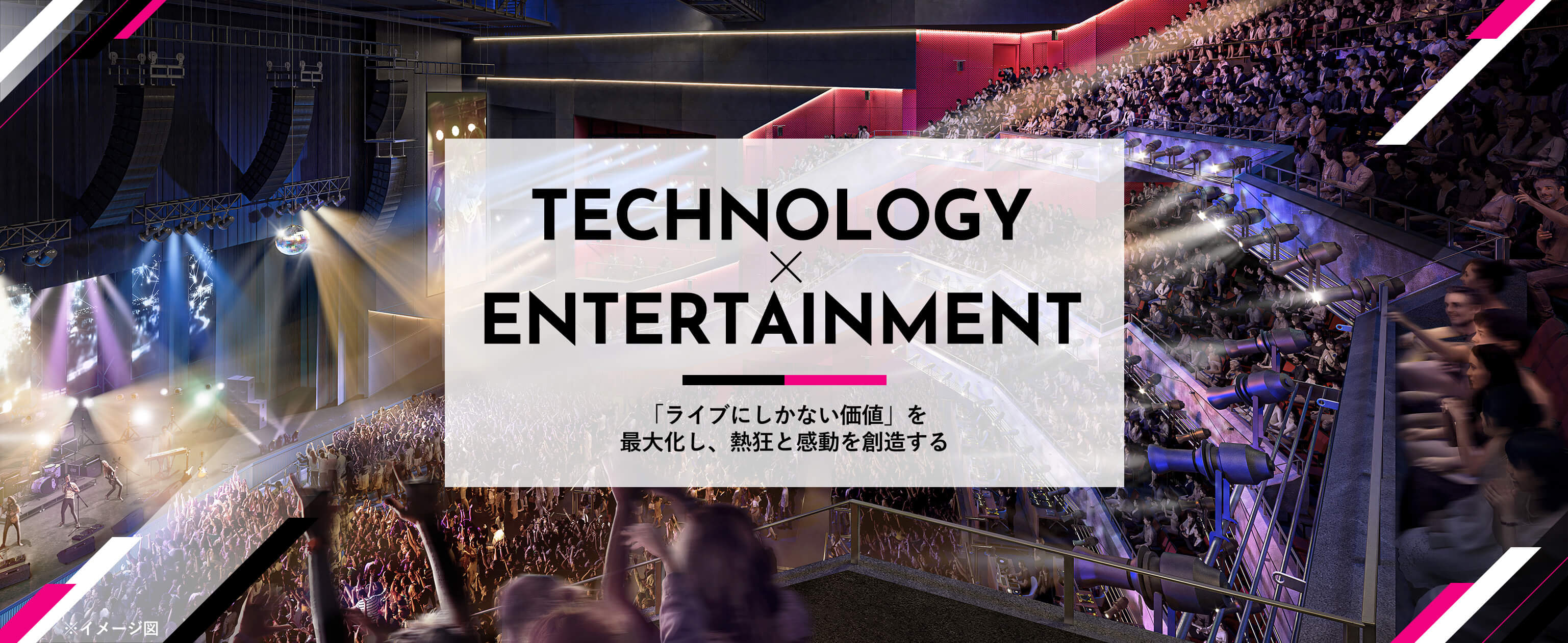 TECHNOLOGY×ENTERTAINMENT「ライブにしかない価値」を最大化し、熱狂と感動を創造する
